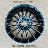 W204 C63 Sedan AMG front wheel Single 19inch PP Multispoke A2044014802