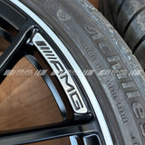 C63s Coupe black AMG split spoke wheels A2054016100 A2054015900