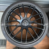 C63s Coupe black AMG split spoke wheels A2054016100 A2054015900