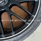 C63s Coupe black AMG split spoke wheels A2054016100 A2054015900
