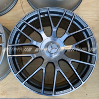C63s Coupe silver AMG split spoke wheels A2054016100 A2054015900