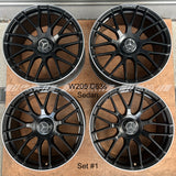 C63s Sedan black AMG W205 wheels A2054011700 A2054011800