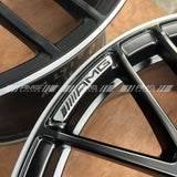 C63s Sedan black AMG W205 wheels A2054011700 A2054011800